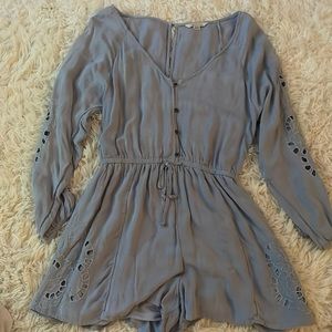Light blue romper, never worn.